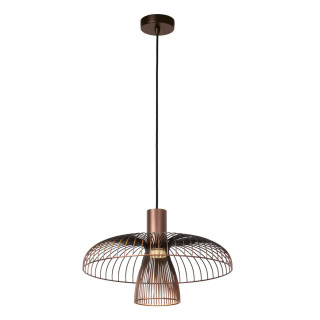 Lucide NIGELLA - Suspension - Ø 40,5 cm - 1xGU10 (MR16) - Café - Essential