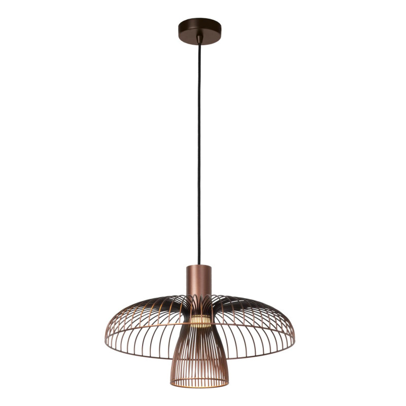 Lucide NIGELLA - Suspension - Ø 40,5 cm - 1xGU10 (MR16) - Café - Essential