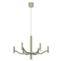 Lucide WELLINGTON - Suspension - Ø 60 cm - LED Dim. - G9 - 2700K - Taupe - Vibes