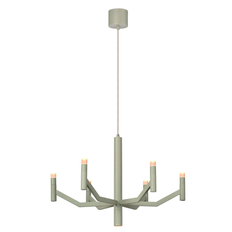 Lucide WELLINGTON - Suspension - Ø 60 cm - LED Dim. - G9 - 2700K - Taupe - Vibes