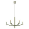 Lucide WELLINGTON - Suspension - Ø 60 cm - LED Dim. - G9 - 2700K - Taupe - Vibes