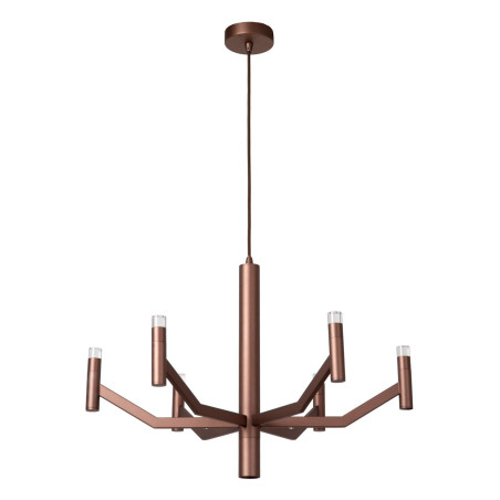 Lucide WELLINGTON - Suspension - Ø 60 cm - LED Dim. - G9 - 2700K - Café - Vibes