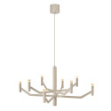 Lucide WELLINGTON - Suspension - Ø 80 cm - LED Dim. - G9 - 2700K - Taupe - Vibes