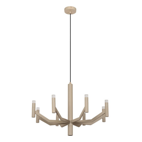 Lucide WELLINGTON - Suspension - Ø 80 cm - LED Dim. - G9 - 2700K - Taupe - Vibes