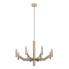 Lucide WELLINGTON - Suspension - Ø 80 cm - LED Dim. - G9 - 2700K - Taupe - Vibes