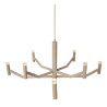 Lucide WELLINGTON - Suspension - Ø 80 cm - LED Dim. - G9 - 2700K - Taupe - Vibes