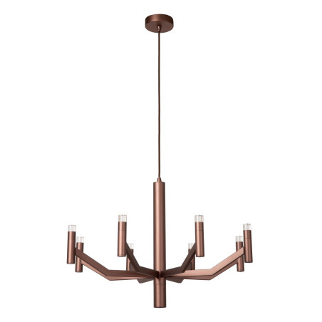 Lucide WELLINGTON - Suspension - Ø 80 cm - LED Dim. - G9 - 2700K - Café - Vibes