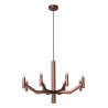 Lucide WELLINGTON - Suspension - Ø 80 cm - LED Dim. - G9 - 2700K - Café - Vibes