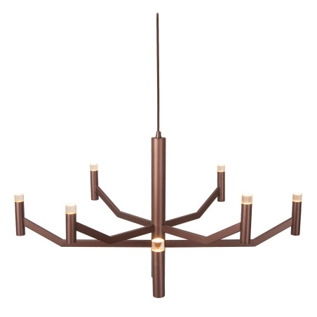 Lucide WELLINGTON - Suspension - Ø 80 cm - LED Dim. - G9 - 2700K - Café - Vibes