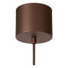 Lucide WELLINGTON - Suspension - Ø 80 cm - LED Dim. - G9 - 2700K - Café - Vibes