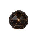 Lucide OTONA - Lampe de table - Ø 25 cm - 1xE27 - Noir