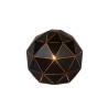 Lucide OTONA - Lampe de table - Ø 25 cm - 1xE27 - Noir