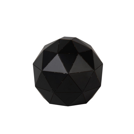 Lucide OTONA - Lampe de table - Ø 25 cm - 1xE27 - Noir
