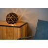 Lucide OTONA - Lampe de table - Ø 25 cm - 1xE27 - Noir