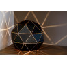 Lucide OTONA - Lampe de table - Ø 25 cm - 1xE27 - Noir
