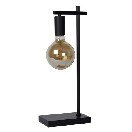 Lucide LEANNE - Lampe de table - 1xE27 - Noir