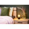Lucide DANZA - Lampe de table - Ø 25 cm - 1xE27 - Noir