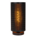 Lucide TAGALOG - Lampe de table - Ø 15 cm - 1xE27 - Noir