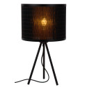 Lucide TAGALOG - Lampe de table - Ø 26 cm - 1xE27 - Noir