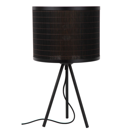 Lucide TAGALOG - Lampe de table - Ø 26 cm - 1xE27 - Noir