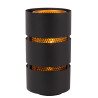 Lucide ROSAS - Lampe de table - Ø 16 cm - 1xE27 - Noir