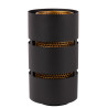 Lucide ROSAS - Lampe de table - Ø 16 cm - 1xE27 - Noir