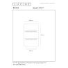 Lucide ROSAS - Lampe de table - Ø 16 cm - 1xE27 - Noir