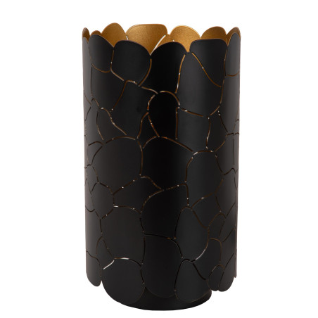 Lucide ALMELO - Lampe de table - Ø 15 cm - 1xE27 - Noir