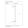 Lucide LEANNE - Lampadaire - 1xE27 - Noir