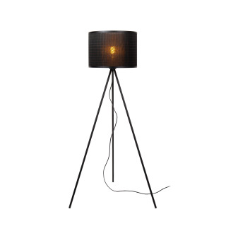 Lucide TAGALOG - Lampadaire - Ø 55 cm - 1xE27 - Noir