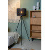 Lucide TAGALOG - Lampadaire - Ø 55 cm - 1xE27 - Noir