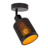 Lucide TAGALOG - Spot plafond - Ø 10 cm - 1xE27 - Noir