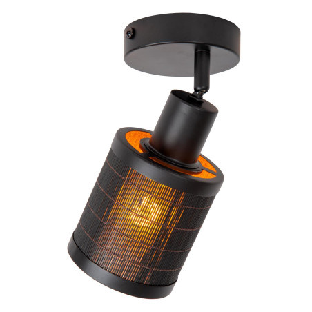 Lucide TAGALOG - Spot plafond - Ø 10 cm - 1xE27 - Noir