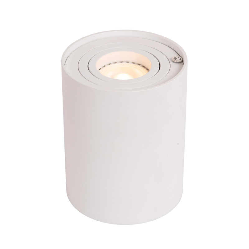 Lucide TUBE - Lampe de table - Ø 9,6 cm - LED 3 StepDim - GU10 (MR16) - 1x5W 2700K - Blanc