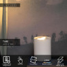 Lucide TUBE - Lampe de table - Ø 9,6 cm - LED 3 StepDim - GU10 (MR16) - 1x5W 2700K - Blanc