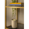 Lucide TUBE - Lampe de table - Ø 9,6 cm - LED 3 StepDim - GU10 (MR16) - 1x5W 2700K - Taupe