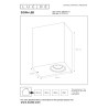 Lucide ZORA-LED - Spot mural / Applique mural Intérieur/Extérieur - LED Dim. - GU10 (MR16) - 2x5W 3000K - IP44 - Blanc