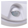 Lucide HUPS IR - Applique murale Intérieur/Extérieur - Ø 21 cm - LED - 1x10W 3000K - IP54 - Détecteur De Mouvement - Blanc