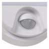 Lucide HUPS IR - Applique murale Intérieur/Extérieur - LED - 1x10W 3000K - IP54- Détecteur De Mouvement & Jour/Nuit - Blanc