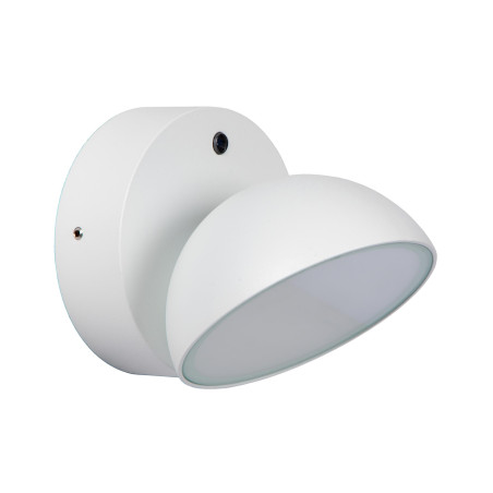 Lucide FINN - Applique murale Intérieur/Extérieur - LED - 1x12W 3000K - IP54 - Détecteur Jour/Nuit - Blanc