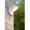 Lucide FINN - Applique murale Intérieur/Extérieur - LED - 1x12W 3000K - IP54 - Détecteur Jour/Nuit - Blanc