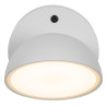 Lucide FINN - Applique murale Intérieur/Extérieur - LED - 1x12W 3000K - IP54 - Détecteur Jour/Nuit - Blanc