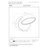 Lucide FINN - Applique murale Intérieur/Extérieur - LED - 1x12W 3000K - IP54 - Détecteur Jour/Nuit - Blanc