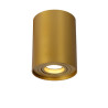 Lucide TUBE - Spot plafond - Ø 9,6 cm - 1xGU10 (MR16) - Or Mat / Laiton