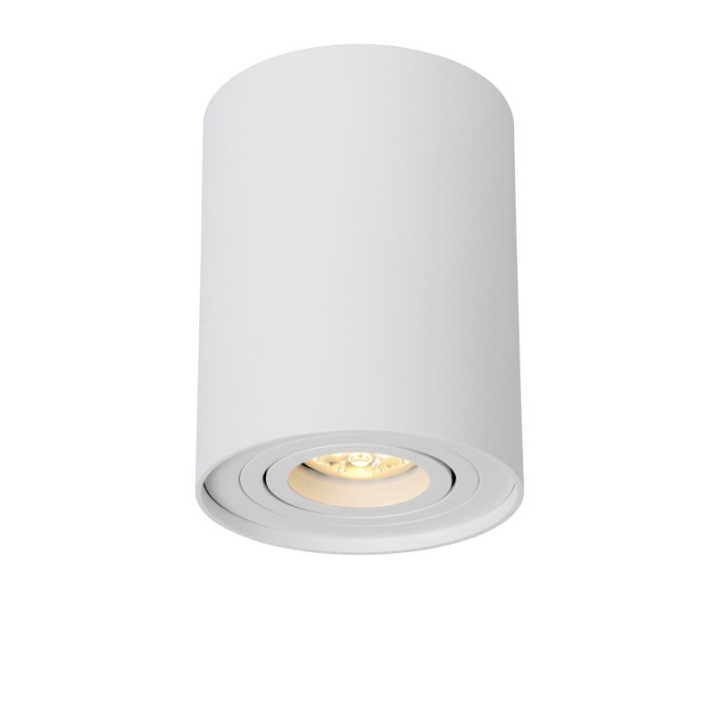 Lucide TUBE - Spot plafond - Ø 9,6 cm - 1xGU10 (MR16) - Blanc