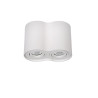 Lucide TUBE - Spot plafond - 2xGU10 (MR16) - Blanc - L 17,7 x P 9,5 x H 12,5 cm