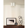 Lucide TUBE - Spot plafond - 2xGU10 (MR16) - Blanc - L 17,7 x P 9,5 x H 12,5 cm