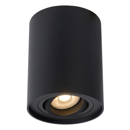 Lucide TUBE - Spot plafond - Ø 9,6 cm - 1xGU10 (MR16) - Noir