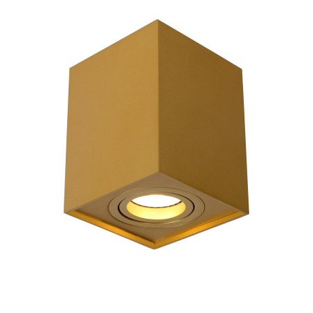 Lucide TUBE - Spot plafond - 1xGU10 (MR16) - Or Mat / Laiton