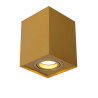Lucide TUBE - Spot plafond - 1xGU10 (MR16) - Or Mat / Laiton